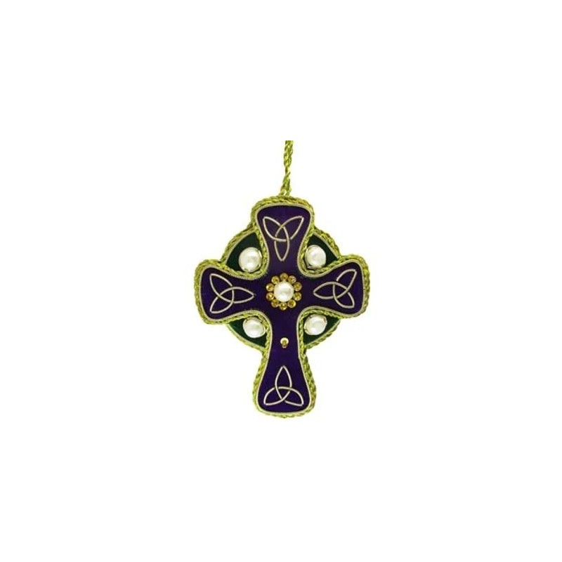 Celtic Kneedlework Ornament - High Cross