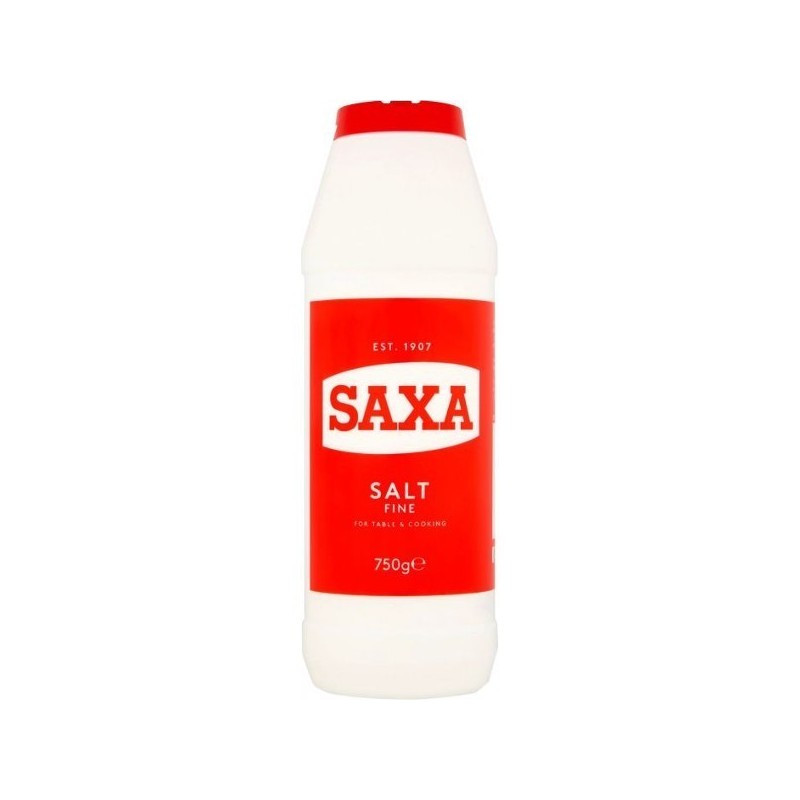 Saxa Fine Salt 750g