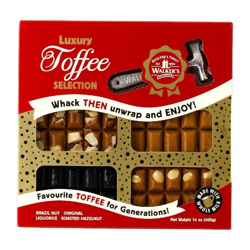 Walker's Nonsuch Toffee Luxury Hammer Pack 400g