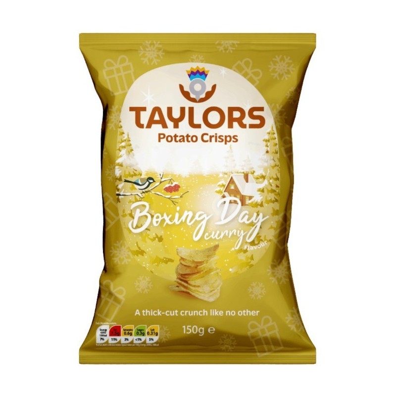 Taylors Boxing Day Curry Crisps 150g