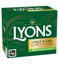 Lyons Gold Blend Tea Bags - 80