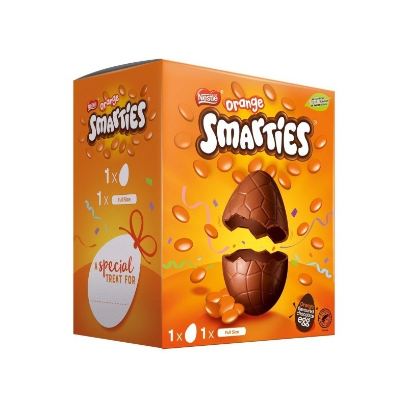 Nestle Orange Smarties Large Easter Egg