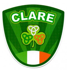 County Clare Shamrock Sticker
