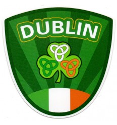 County Dublin Shamrock Sticker
