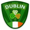 County Dublin Shamrock Sticker