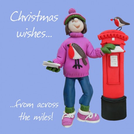 Christmas Across the Miles Greeting Card