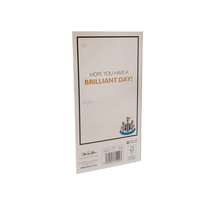 Newcastle United FC Birthday Card