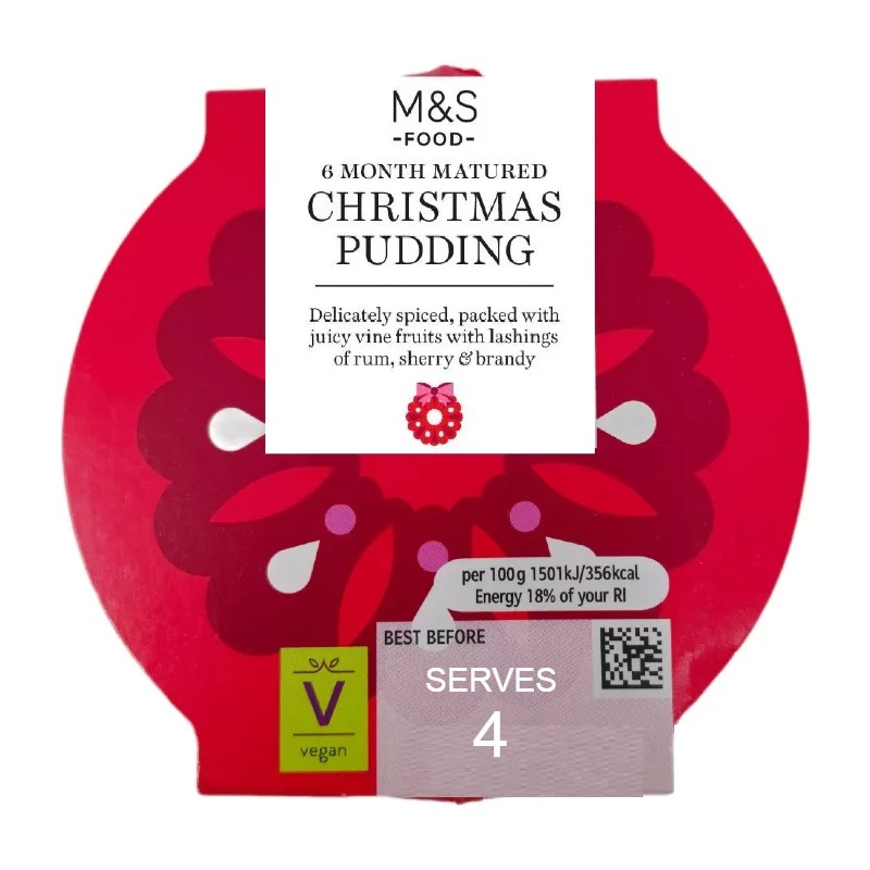 Marks & Spencer Mature Christmas Pudding - Medium