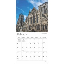 England 2025 Wall Calendar